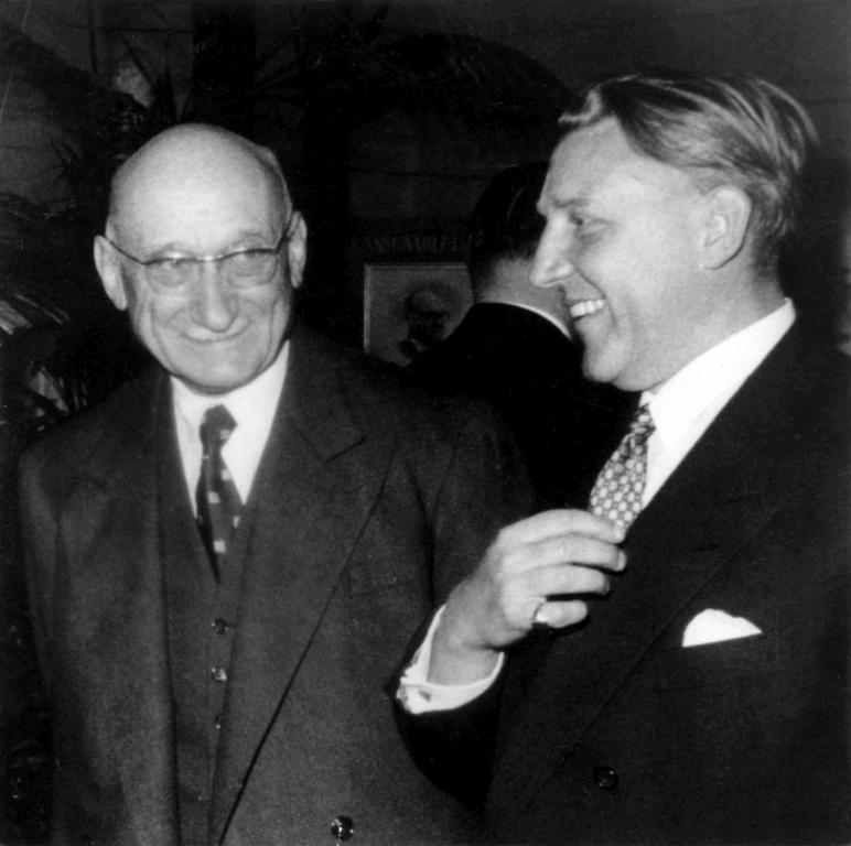 Pierre Werner and Robert Schuman (1960)