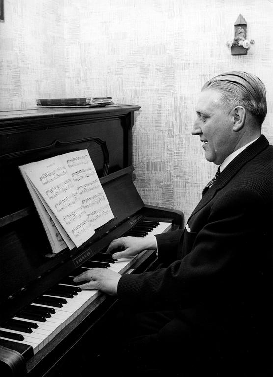 Pierre Werner at the piano