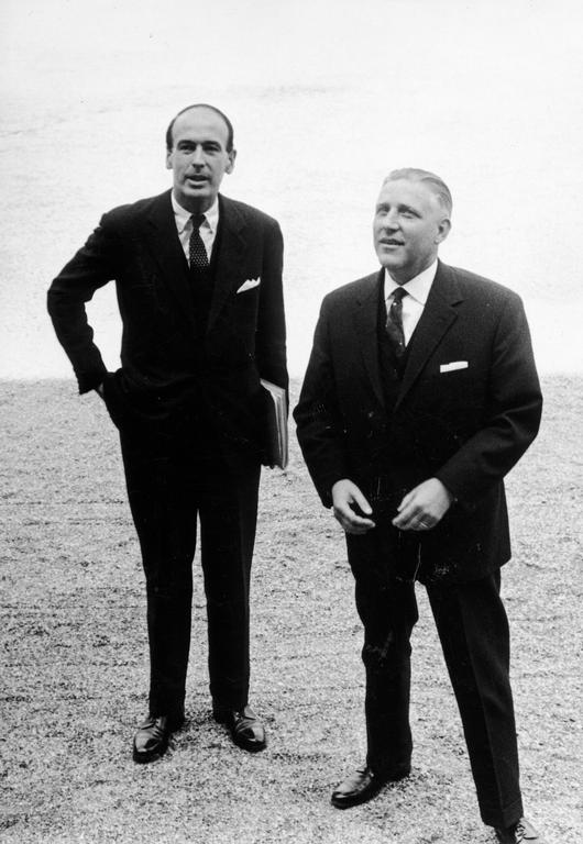 Pierre Werner et Valéry Giscard d'Estaing (Luxembourg, 1969)