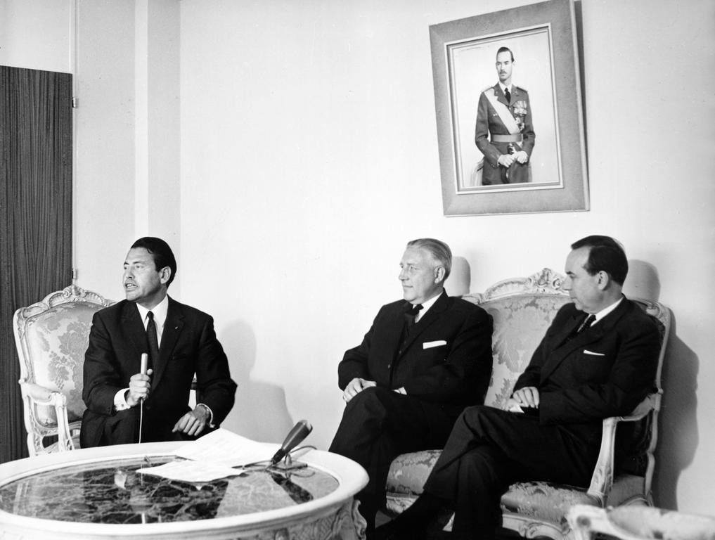 Joint press conference held by Pierre Werner and Michel Debré (Luxembourg, 12 September 1966)