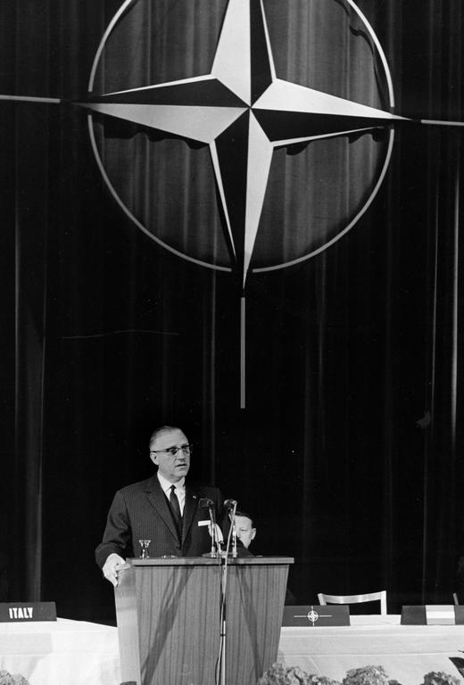 Discours de Pierre Werner lors de la réunion ministérielle de l'OTAN (Luxembourg, 13 et 14 juin 1967)