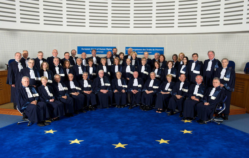 Les juges de la Cour européenne des Droits de l'Homme
