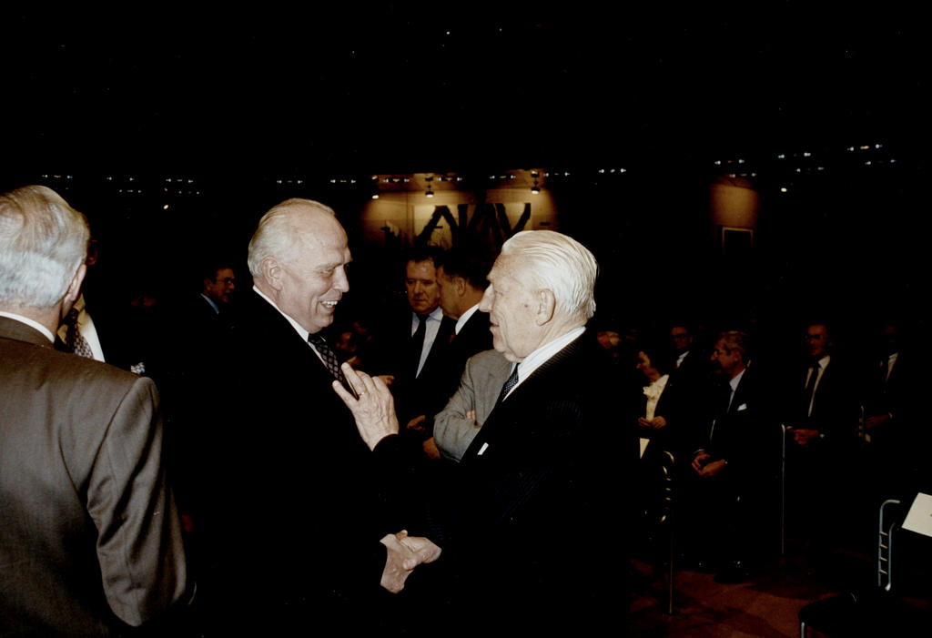 Pierre Werner and Hans Tietmeyer (Luxembourg, 1993)
