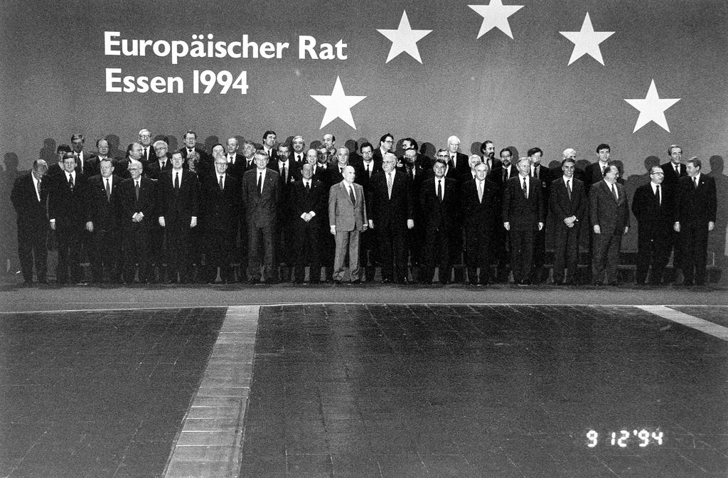 Gruppenphoto des Europäischen Rates von Essen (Essen, 9. und 10. Dezember 1994)