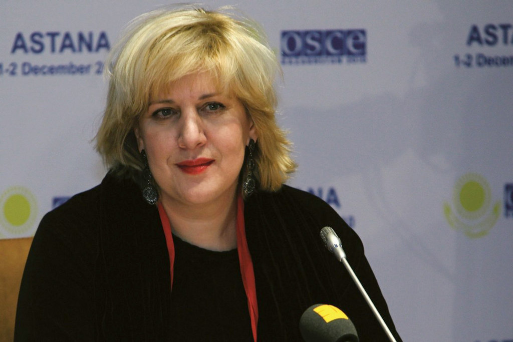 Dunja Mijatovic, représentante de l'OSCE pour la liberté des médias
