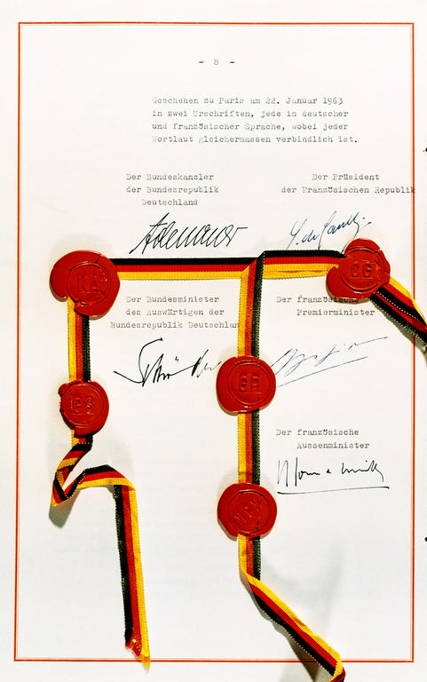 Traité entre la République française et la République fédérale d'Allemagne sur la coopération franco-allemande (22 janvier 1963)