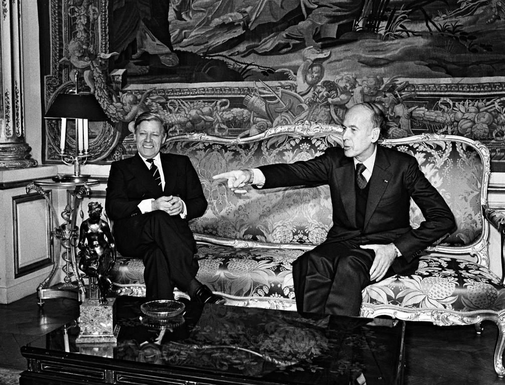 33. Deutsch-französisches Gipfeltreffen: Helmut Schmidt und Valéry Giscard d'Estaing (Paris, 22. Februar 1979)
