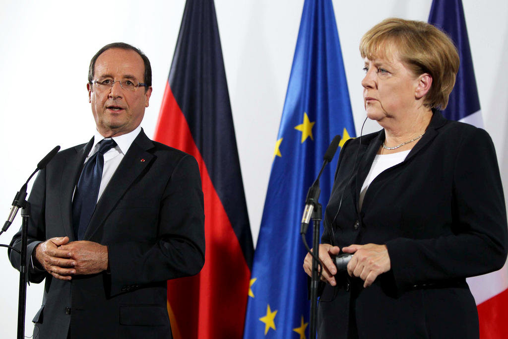 Ouverture de l'année franco-allemande à Ludwigsburg par François Hollande et Angela Merkel (22 septembre 2012)