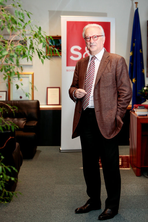Hannes Swoboda, président du groupe S&D