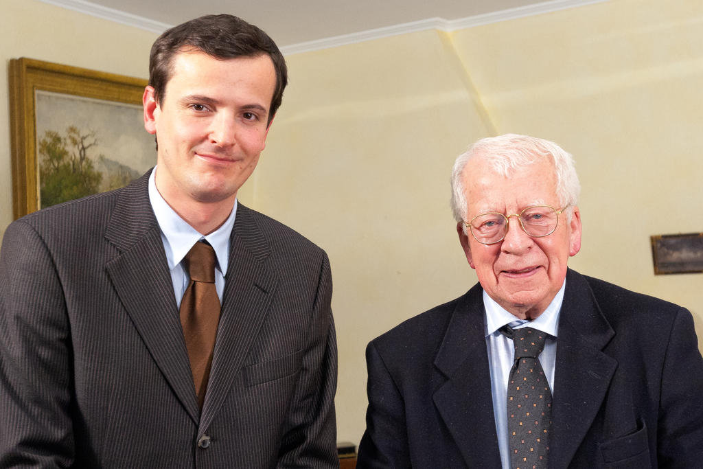 Édouard Molitor with François Klein (Luxembourg, 10 February 2009)